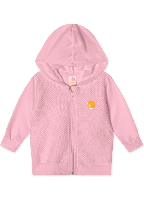 Marisol - Jaqueta com Capuz Infantil Feminina Marisol Rosa 1