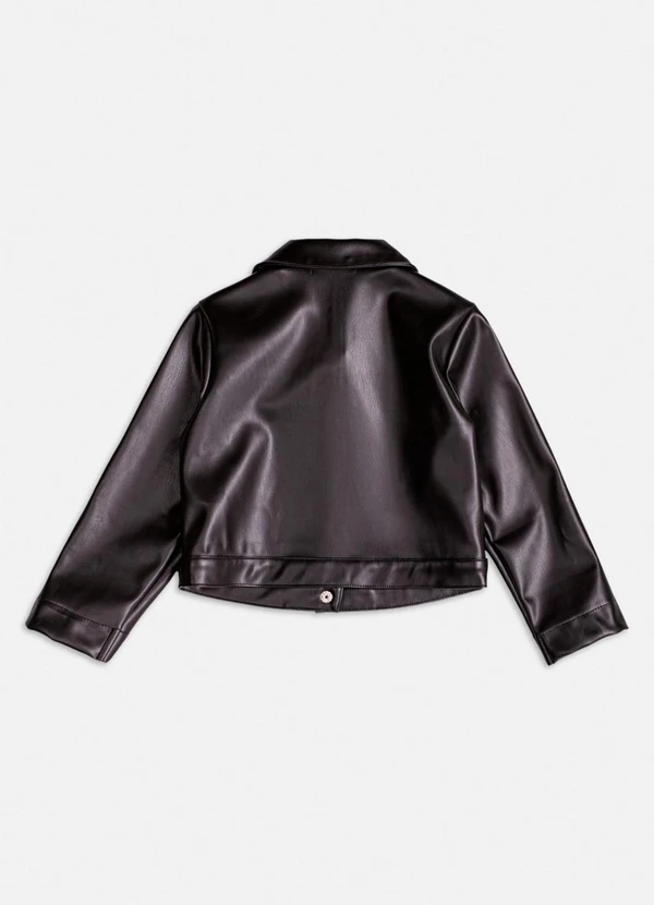 美品【lit】 Fake Leather Coveralls Jacket lit】 Fake Leather Coveralls Jacket - メルカリ