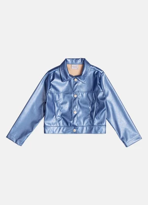 Momi - Jaqueta Infantil Fake Leather Metalizado - MOMI