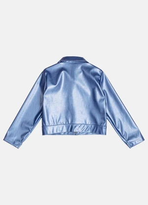 Momi - Jaqueta Infantil Fake Leather Metalizado - MOMI