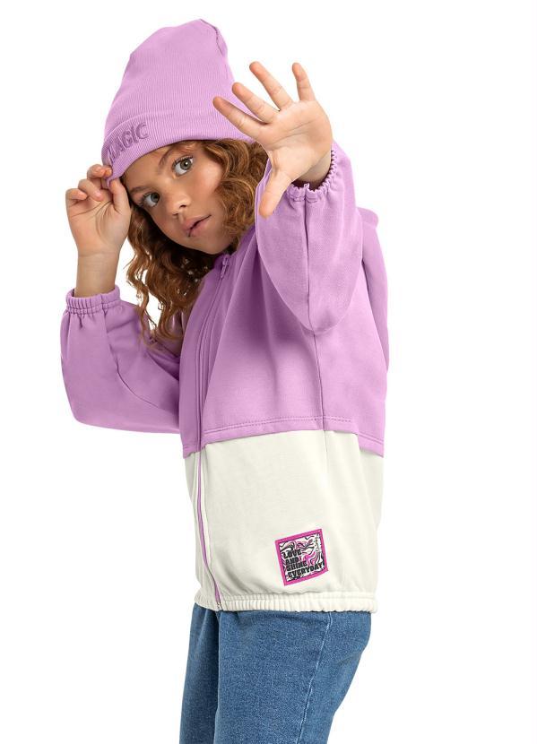 Quimby - Jaqueta Moletom Infantil Roxo 1