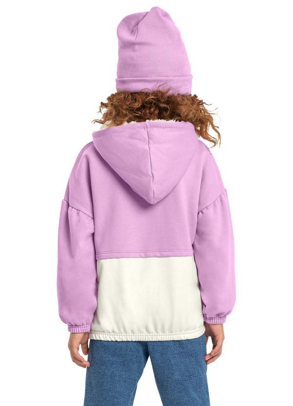 Quimby - Jaqueta Moletom Infantil Roxo 2