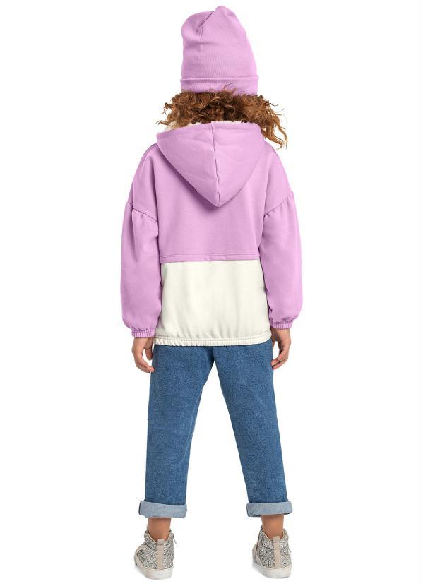 Quimby - Jaqueta Moletom Infantil Roxo 4