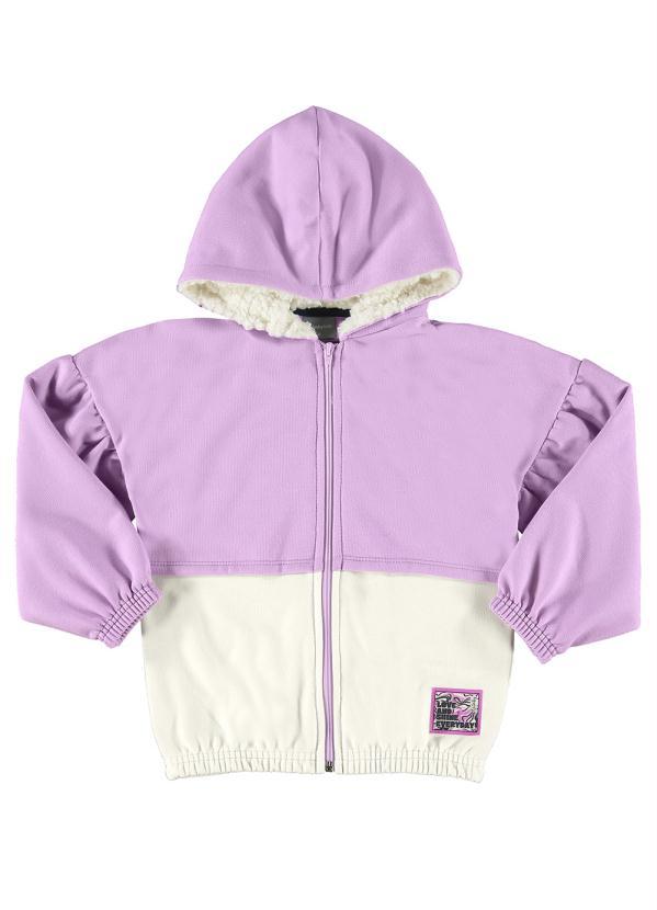 Quimby - Jaqueta Moletom Infantil Roxo 5