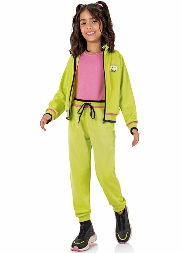 Marisol - Jaqueta Moletom Infantil Verde 2