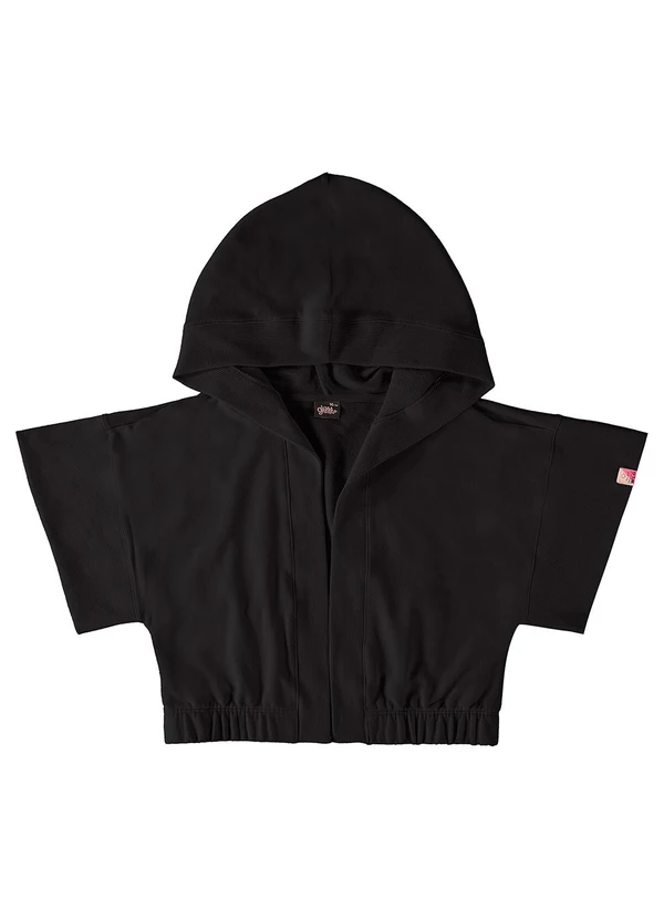 Gloss - Kimono Oversize Básico Infantil Preto