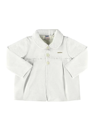 Marlan - Parka Tricot Felpado e Pelo Carneirinho Bege - MARLAN