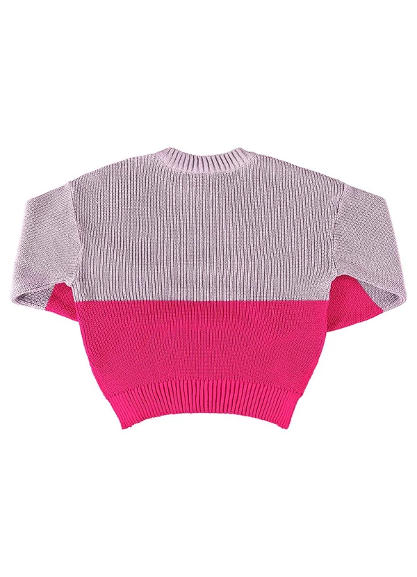 Gloss - Suéter em Tricô Juvenil Roxo 4