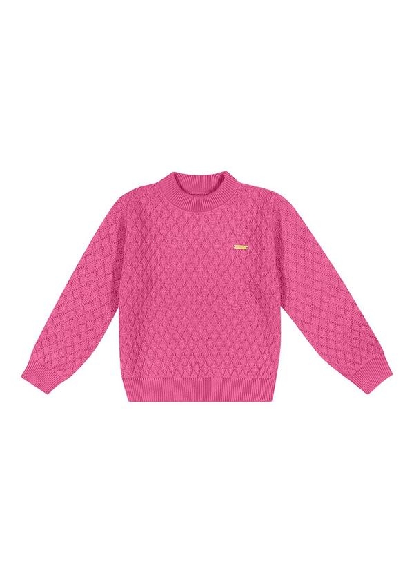 Colorittá - Suéter Infantil Menina Rosa