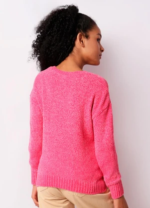 Torra - Suéter Juvenil Chenille Rosa - TORRA