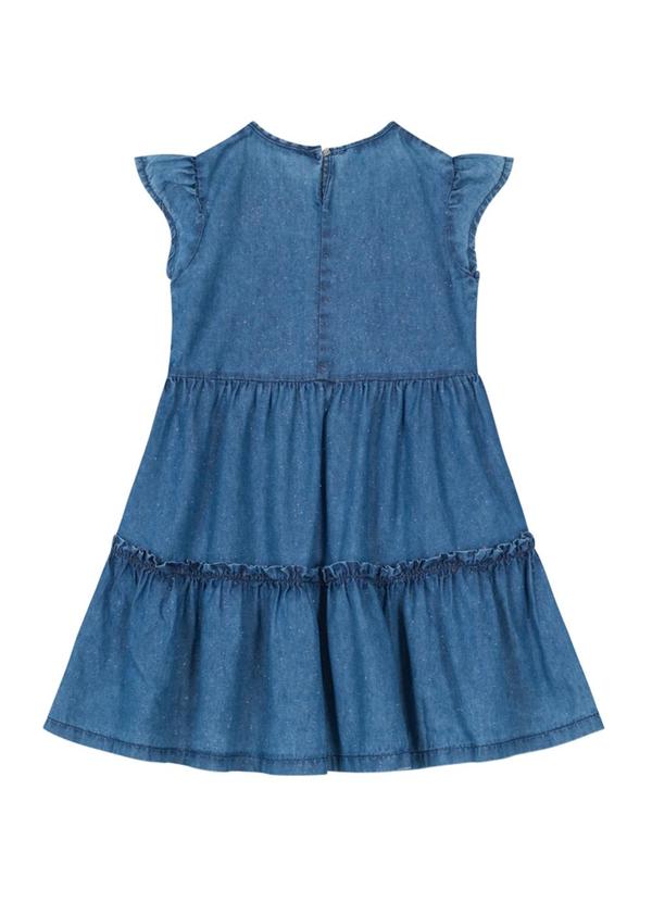 Brandili - Vestido Liocel Infantil Menina  Azul 2