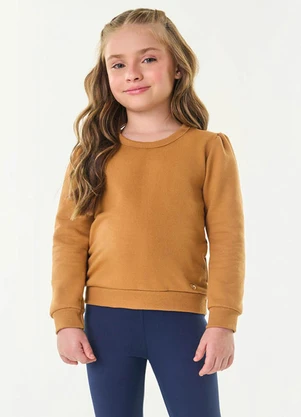 Trick Nick - Blusão Infantil Feminino Marrom - TRICK NICK