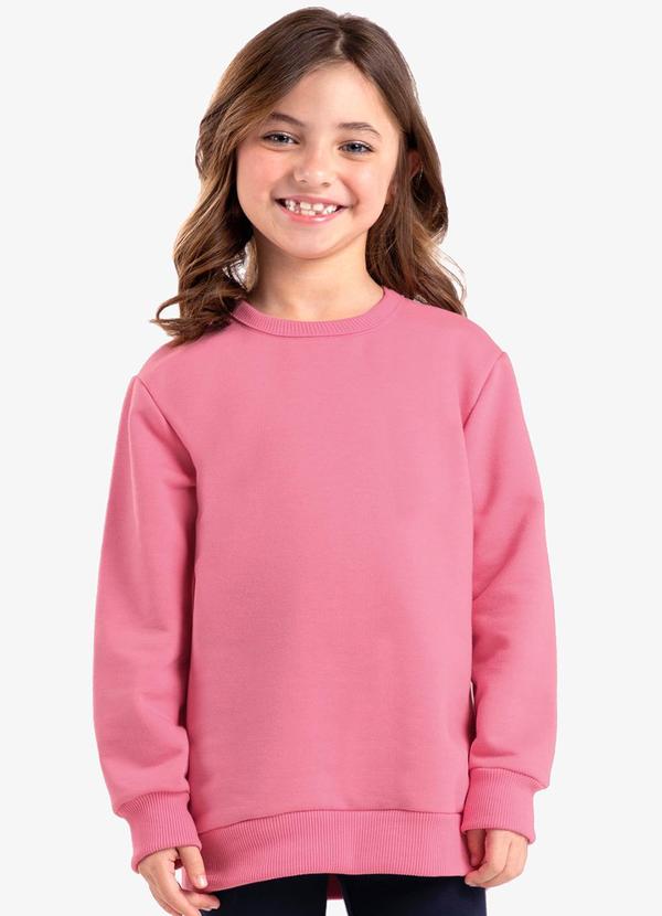 Rovi Kids - Blusão Infantil Feminino Rosa