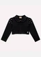 Milon - Bolero Infantil Menina com Pérolas Rosa - variação: Preto