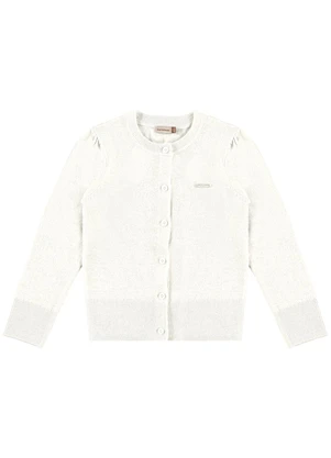 Carinhoso - Cardigan em Tricô com Lurex Bege - CARINHOSO