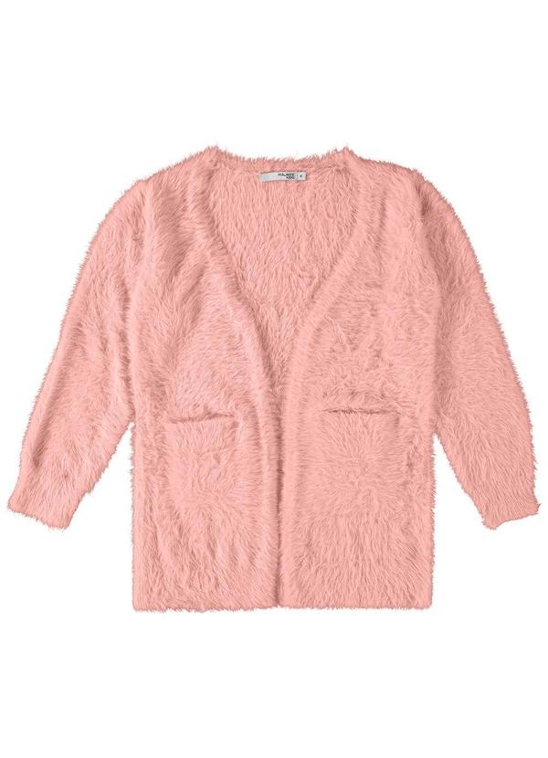 Malwee Kids - Cardigan em Tricô Menina Rosa
