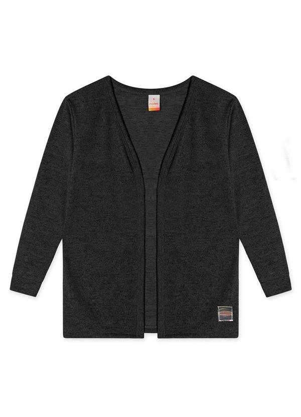Marisol - Cardigan Tricot Infantil Preto