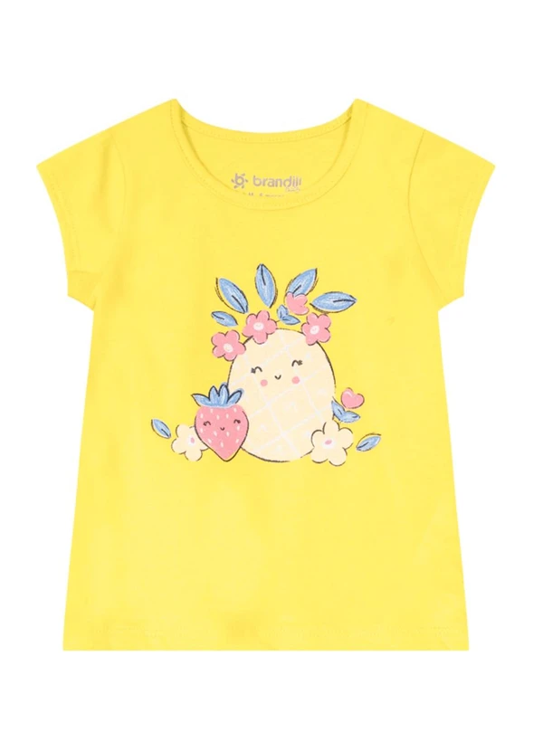 Brandili Baby - Conjunto com Bermuda Amarelo 2