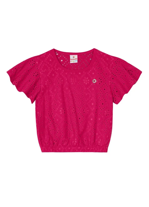 Brandili - Conjunto Infantil Menina em Malha  Rosa 2