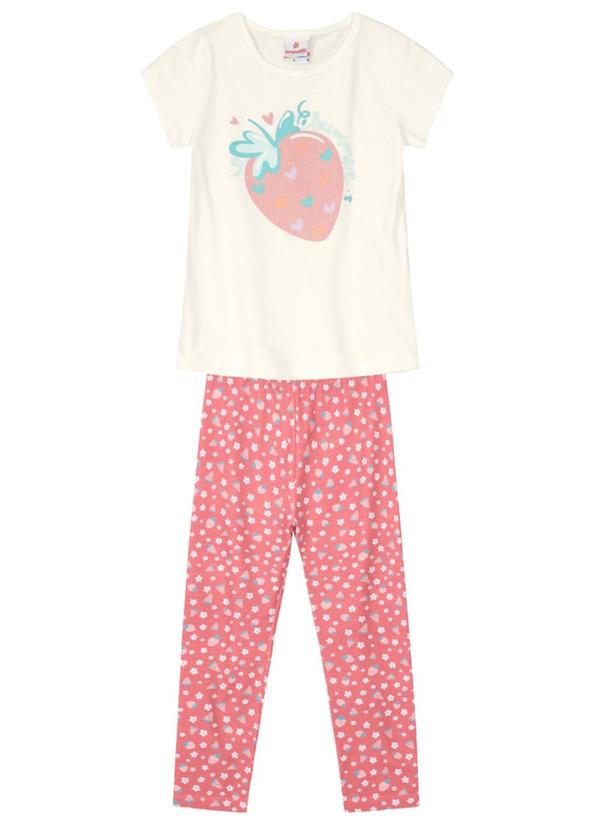 Brandili - Conjunto Infantil Menina Natural