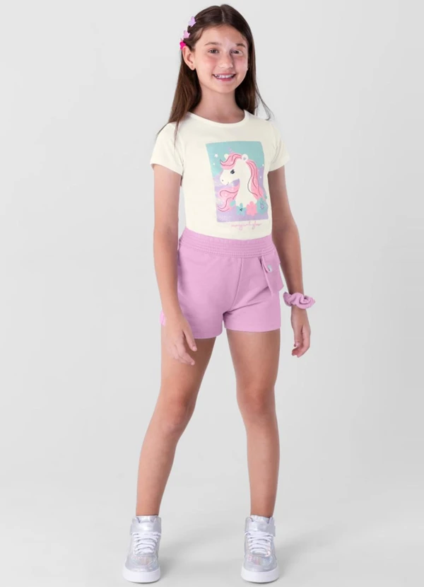Brandili - Conjunto Infantil Menina Natural