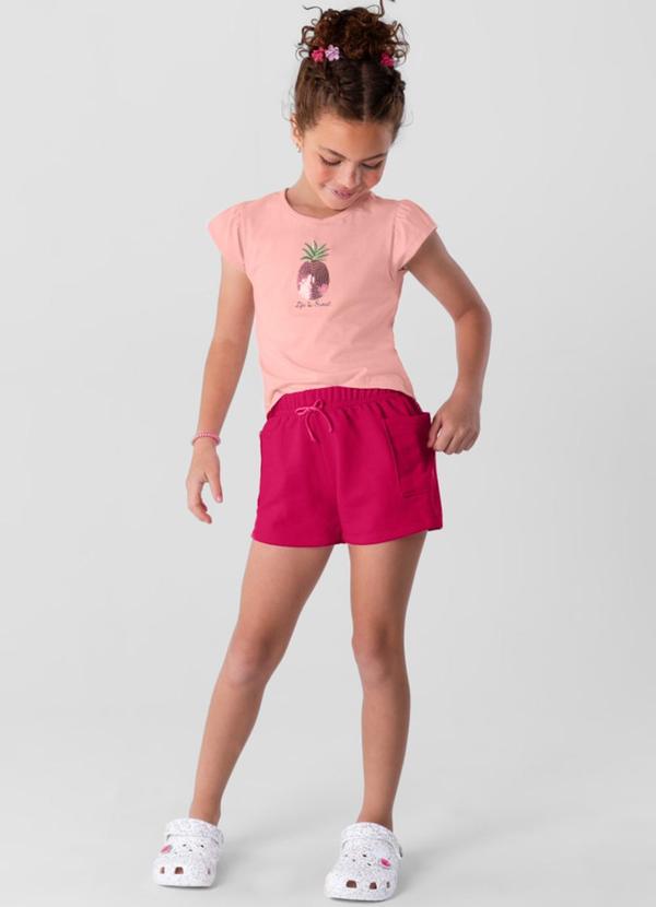 Brandili - Conjunto Infantil Menina Rosa