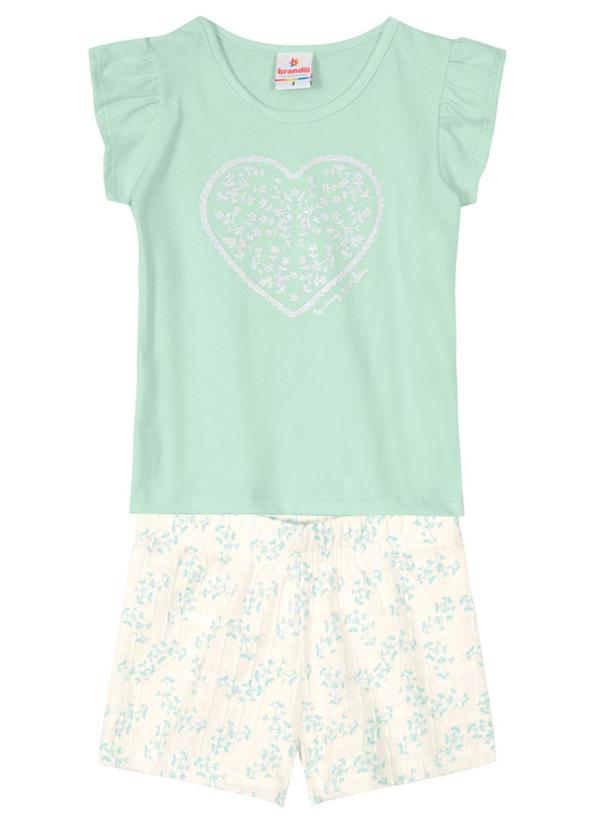 Brandili - Conjunto Infantil Menina Verde