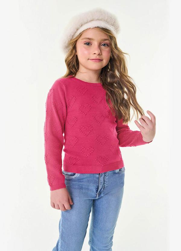 Trick Nick - Suéter Infantil Feminino Rosa