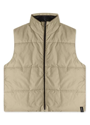 Hapier - Colete Cropped Puffer Juvenil Feminino Bege - HAPIER