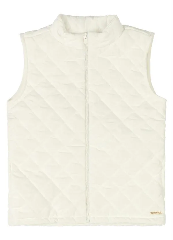 Up Baby - Colete em Tecido Texturizado Off White 2