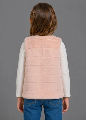 Trick Nick - Colete Feminino Pelo Rosa - TRICK NICK