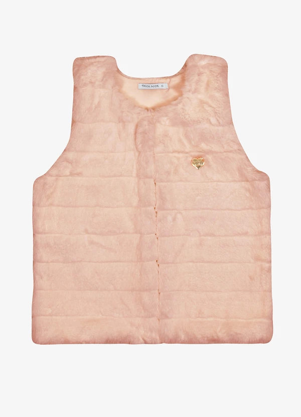 Trick Nick - Colete Feminino Pelo Rosa
