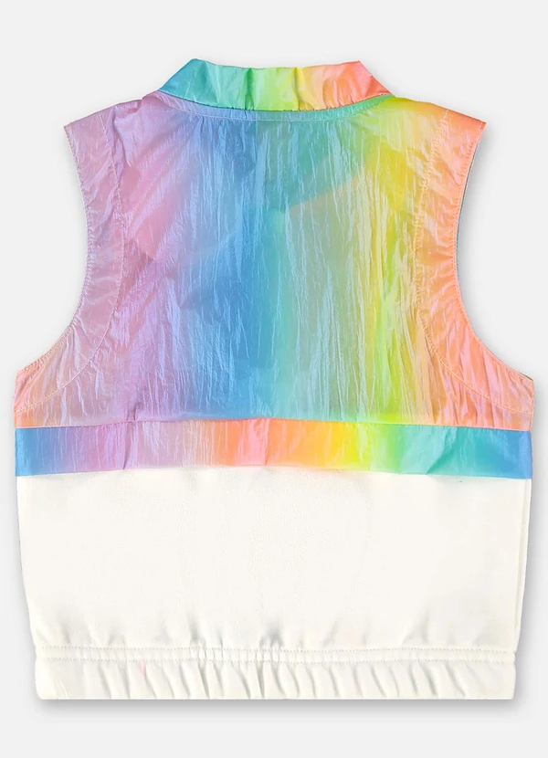 Up Baby - Colete Infantil em Moletom sem Felpa Bege 3