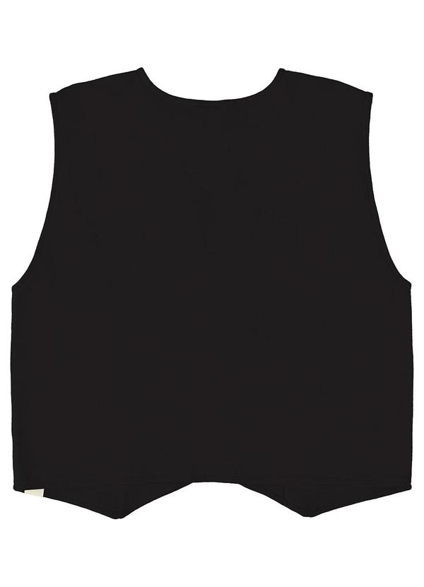 Gloss - Colete Infantil Feminino Preto 4