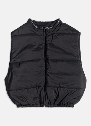 I Am - Colete Puffer Preto - I AM