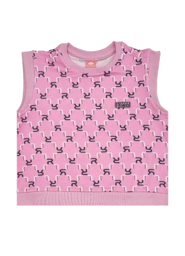 Lilica Ripilica - Colete Rl Infantil Feminino Rosa