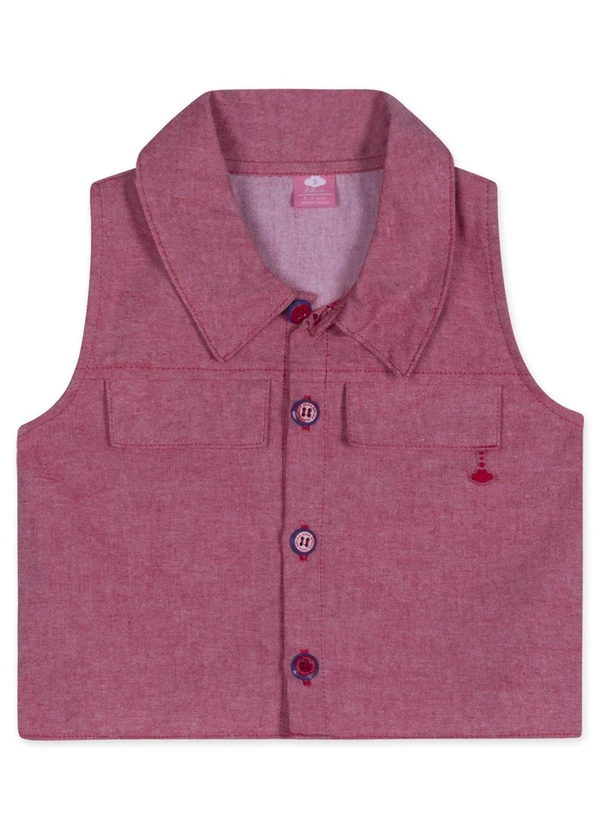 Lilica Ripilica - Regata Infantil Feminina Vermelho