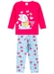 Select - Conjunto Algodão Menina Blusa Longa e Calça Rosa - variação: Rosa