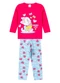 Select - Conjunto Algodão Menina Blusa Longa e Calça Rosa - variação: Rosa