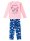 Select - Conjunto Algodão Menina Blusa Longa e Calça Rosa - variação: Rosa