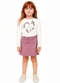 Carinhoso - Conjunto All My Heart Metalizado Off White - variação: Off White