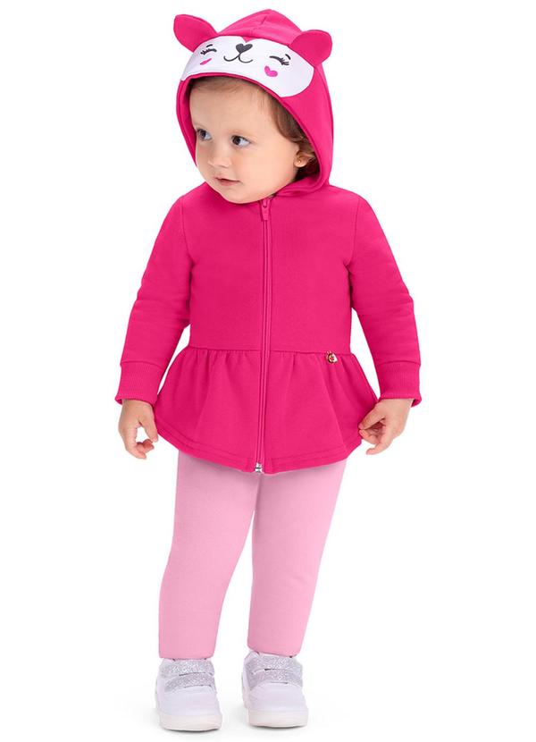 Alenice - Conjunto Animal Fofinho Menina Rosa