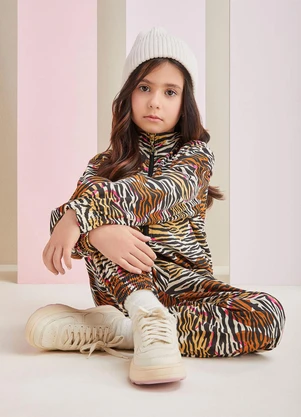 Momi - Conjunto Animal Print Marrom - MOMI