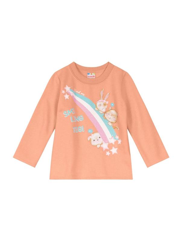 Brandili - Conjunto Arco Íris Infantil Menina Rosa 3