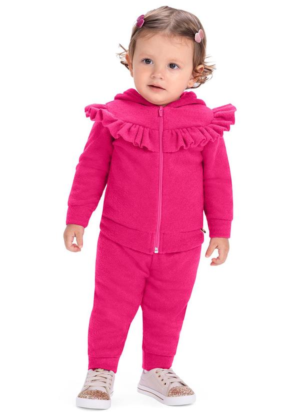 Alenice - Conjunto Babado Menina Rosa 1