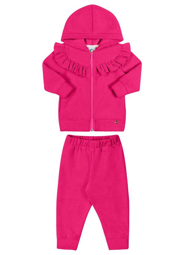 Alenice - Conjunto Babado Menina Rosa 2