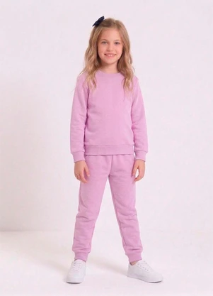 Abrange - Conjunto Básico Infantil Menina Lilás - ABRANGE
