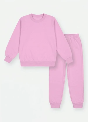 Abrange - Conjunto Básico Infantil Menina Lilás - ABRANGE