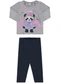 Marlan - Conjunto Bebê Blusa e Legging Cotton Cinza - variação: Cinza