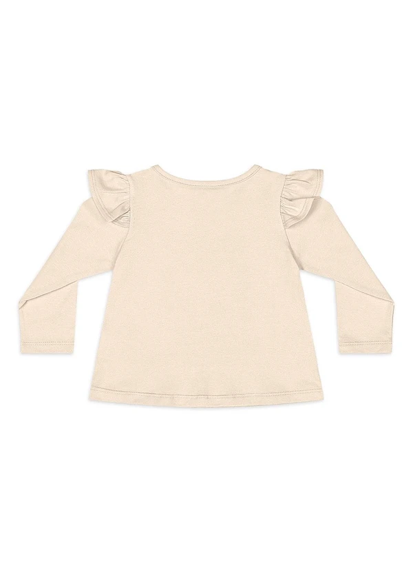 Quimby - Conjunto Bebê Blusa Legging Floral Bege 3